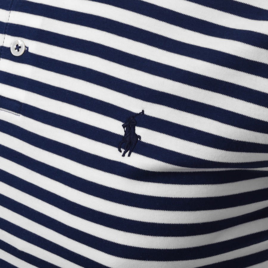 Alternative Image for ProductRalph Lauren Slim Fit Polo T Shirt Navy3